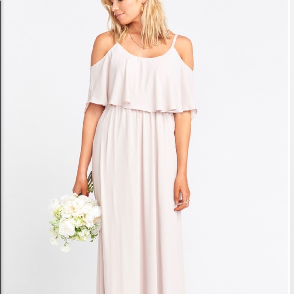 Show Me Your Mumu Caitlyn Ruffle Maxi Dress